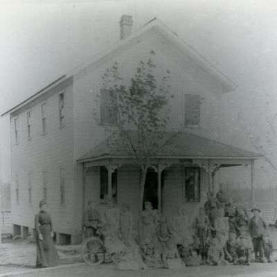 Frog Pond School (Kruse School) - 1900 - on Upper Floor of Tualatin Grange