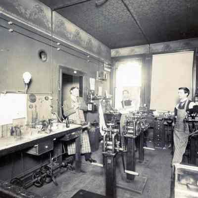 Ed Carr Collection - Ed Carr in Lab