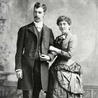Elmer and Lena Charman Wedding - 4 May 1884