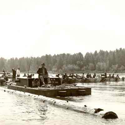 Hog Line Fishing Near Willamette Falls