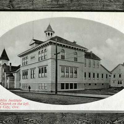 Oregon City - McLoughlin Institute Post Card