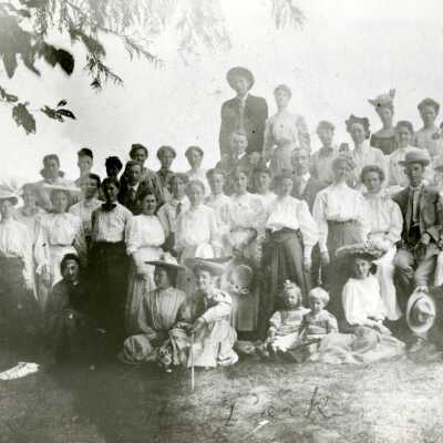 West Linn "Union High School" Students 1906 - Summer School