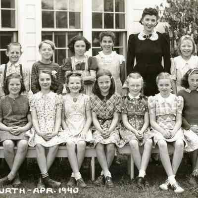 Barclay School Students 1940 - 4th Grade - Oregon City