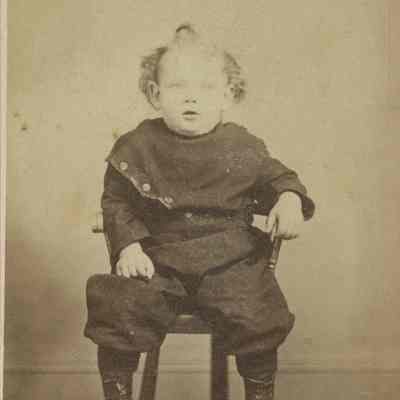 Portrait of Unknown Child Seated