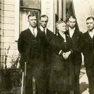 Burns Family Collection - Mr. and Mrs. Charles E. Burns and Sons
