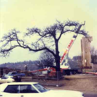 Construction of the Museum of the Oregon Territory - 1985