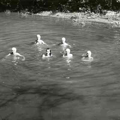 Camp Onahlee 1949 - Campers Swimming
