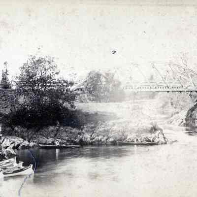 Johnson Creek Bridge at Milwaukie, Oregon.