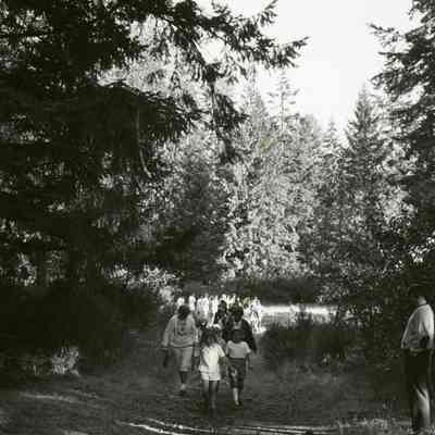 Camp Onahlee 1949 - Leaving Flag Ceremony