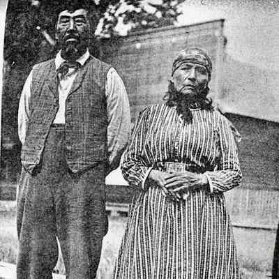 Henry and wife Eliza - Native Americans - No Date