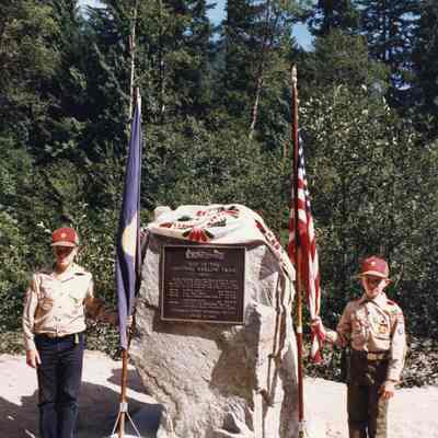 Barlow Trail Marker 1984 - Dedication