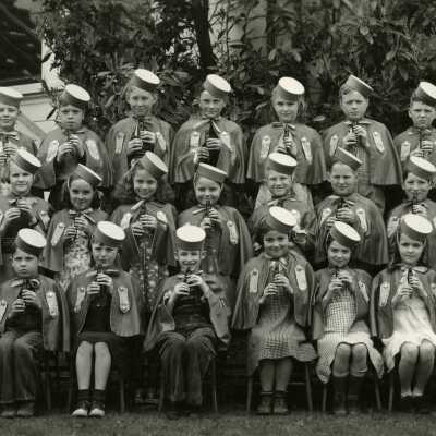 Eastham School Student Tonettes Band 1940 - Oregon City