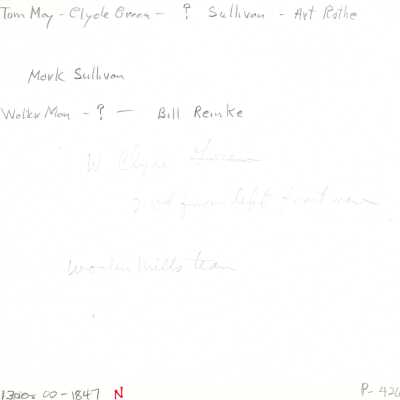 Back of Photo