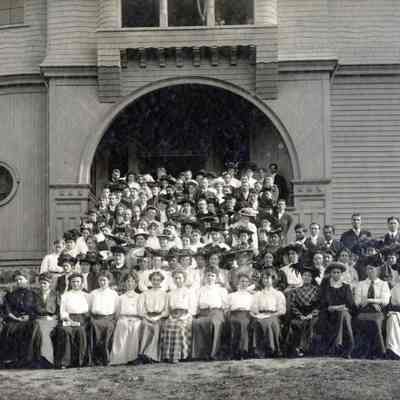 Clackamas County Teachers Institute Held at Barclay School 1907 - Oregon City