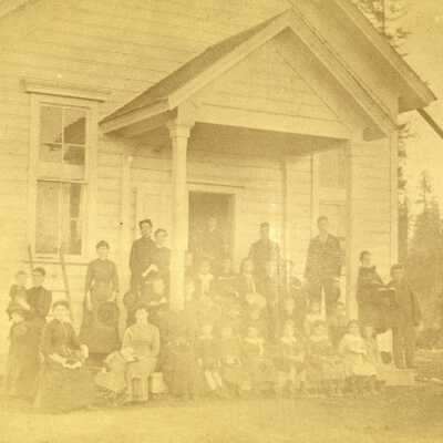 Clackamas City School Students 1895