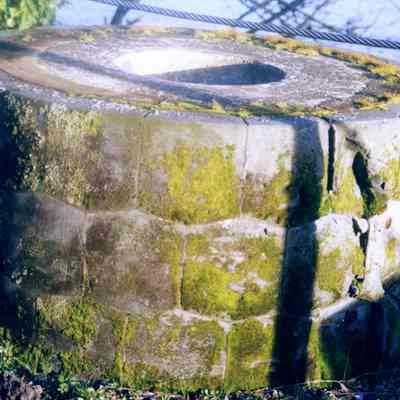 West Linn Mill 1998 - Unknown Artifact Lining Walkway