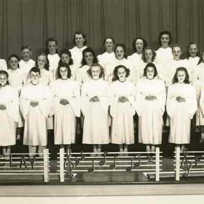 Barclay School Students 1940s - Evensong Choir - Oregon City