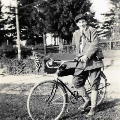 Man with Bicycle