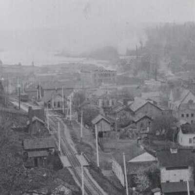 Looking Southwest from Singer Hill - 1897 - Oregon City, Oregon