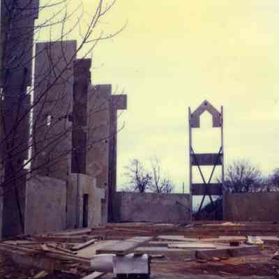 Construction of the Museum of the Oregon Territory - 1985