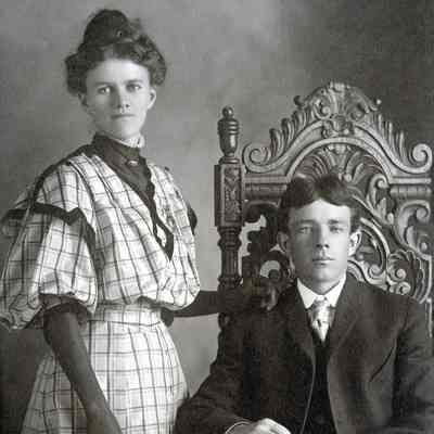 Unidentified Woman and Man - Talbert Collection