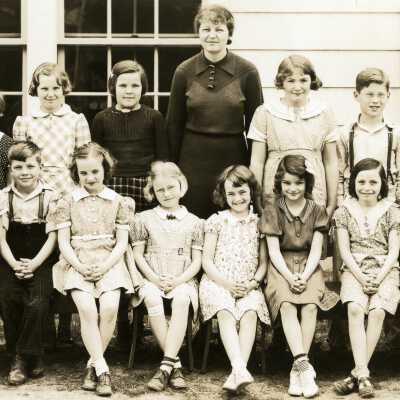 Barclay School Students 1938 - Oregon City