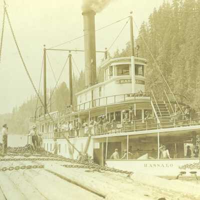 Steamboat "Hassalo" at Dock