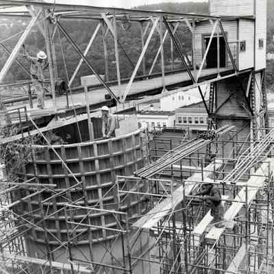Oregon City Elevator Construction 1954