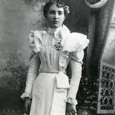 Unidentified Woman with Flower in Her Hair