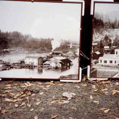 Photos of Historical Photos, Documents and Art at Oregon City Historical Trails Celebration 1989