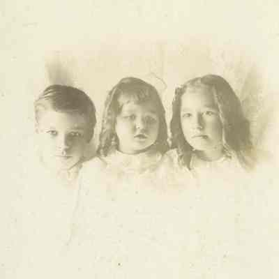 Portrait of Three Young Children