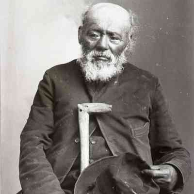 Native American George, "Indian George," Last of the Clackamas Tribe. 1890
