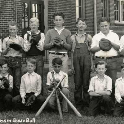 Mt. Pleasant School 1936 - Boys Baseball 2nd Team