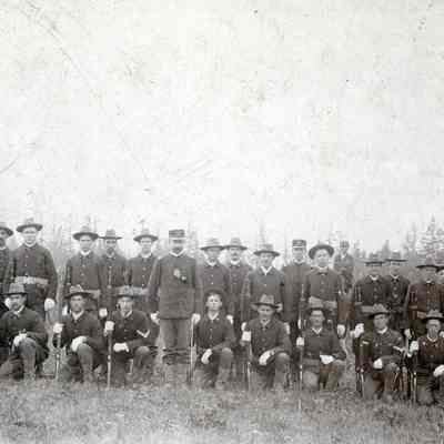 Burns Family Collection - U.S. Army Group Photo with Charles Burns