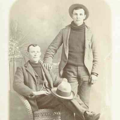Portrait of Two Young Men