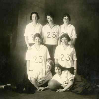 Girls Basketball Team All Wearing #23