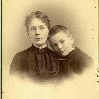 Thompson, Unidentified woman and boy