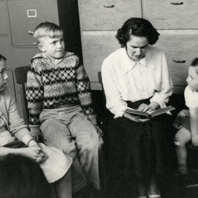 Oregon City Library 1950 - Story Time