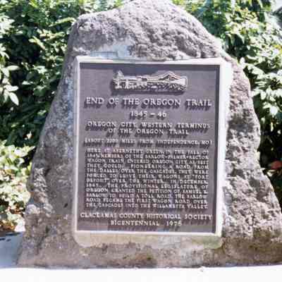 End of the Oregon Trail Marker - Oregon City