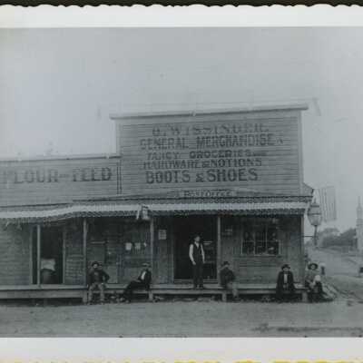 O. Wissinger - General Merchandise / Post Office - Milwaukie _ 1895 - Copy