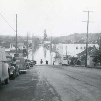 Oregon City flood street