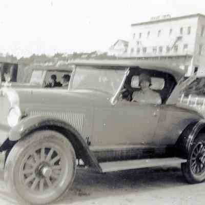 Unidentified Woman in a Model A Roadster