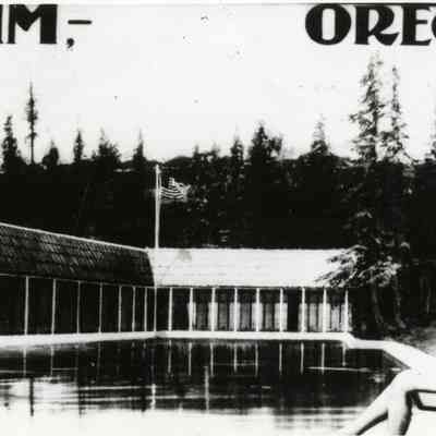 Government Camp - Summit Area of Mt. Hood - Swim Resort and Hot Springs - 1925-1931