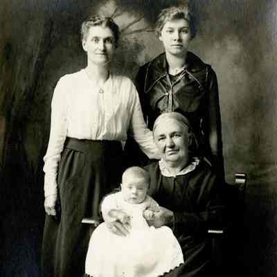 Eggimann Family Photo Collection - Four Generations Portrait