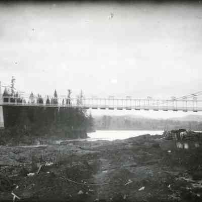 Oregon City/West Linn Oregon Suspension Bridge - 1895