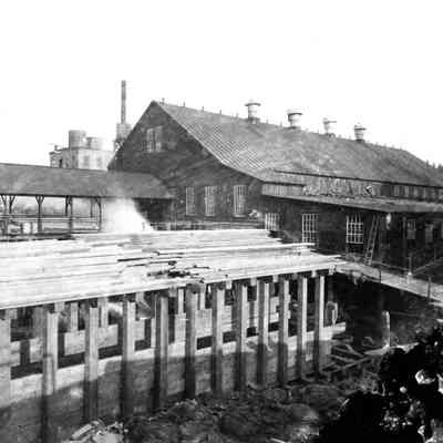 West Linn 1893 - Willamette Pulp and Paper Company - Addition Construction
