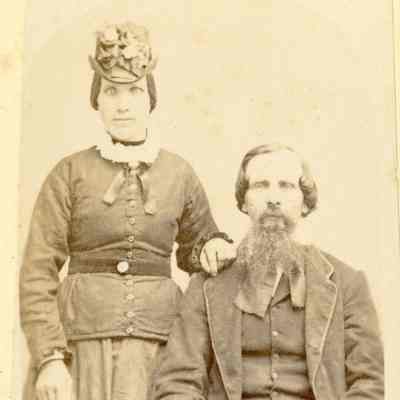Unidentified Woman and Man - Talbert Collection