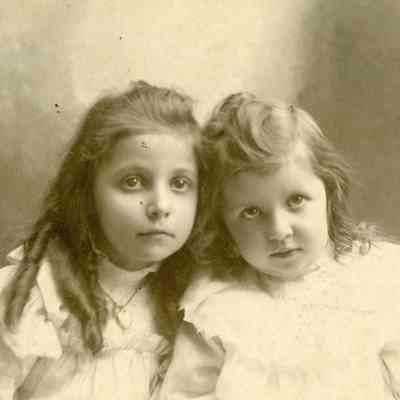 Two Young Girls Portrait