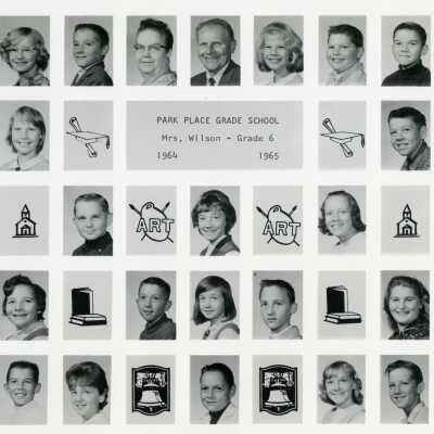 Park Place School, Oregon City, Oregon, Grade 6, 1964-1965