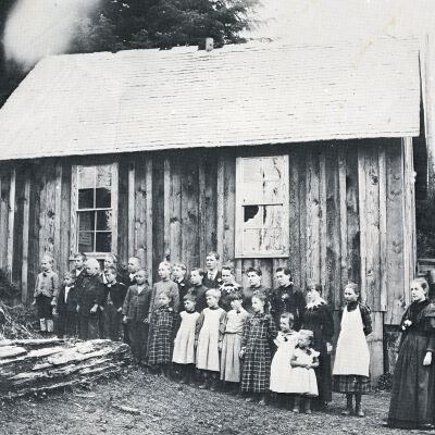 Cherryville School Students - No Date